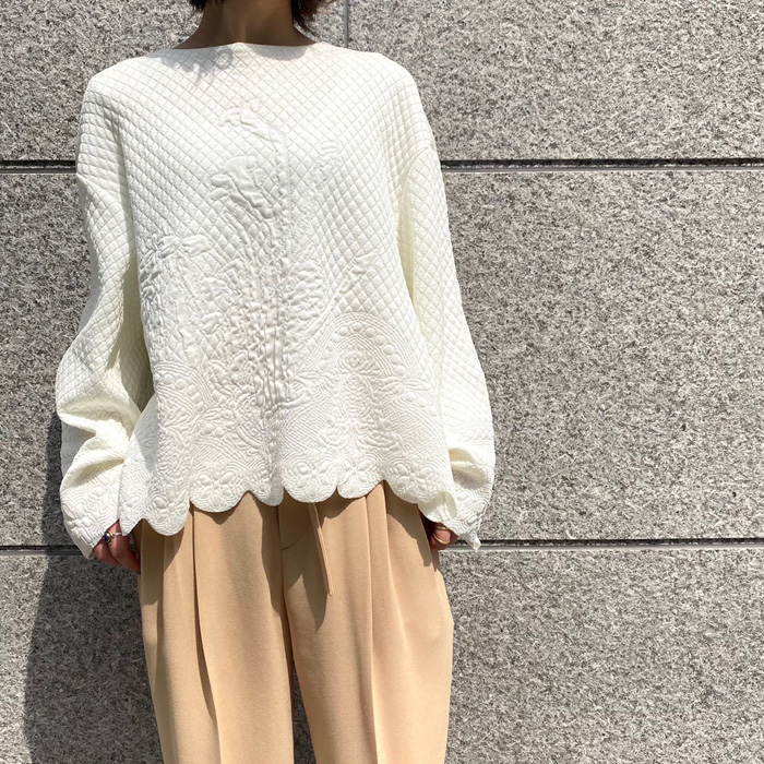 マメクロゴウチ トップス エンブレムロゴ デュポン www.m